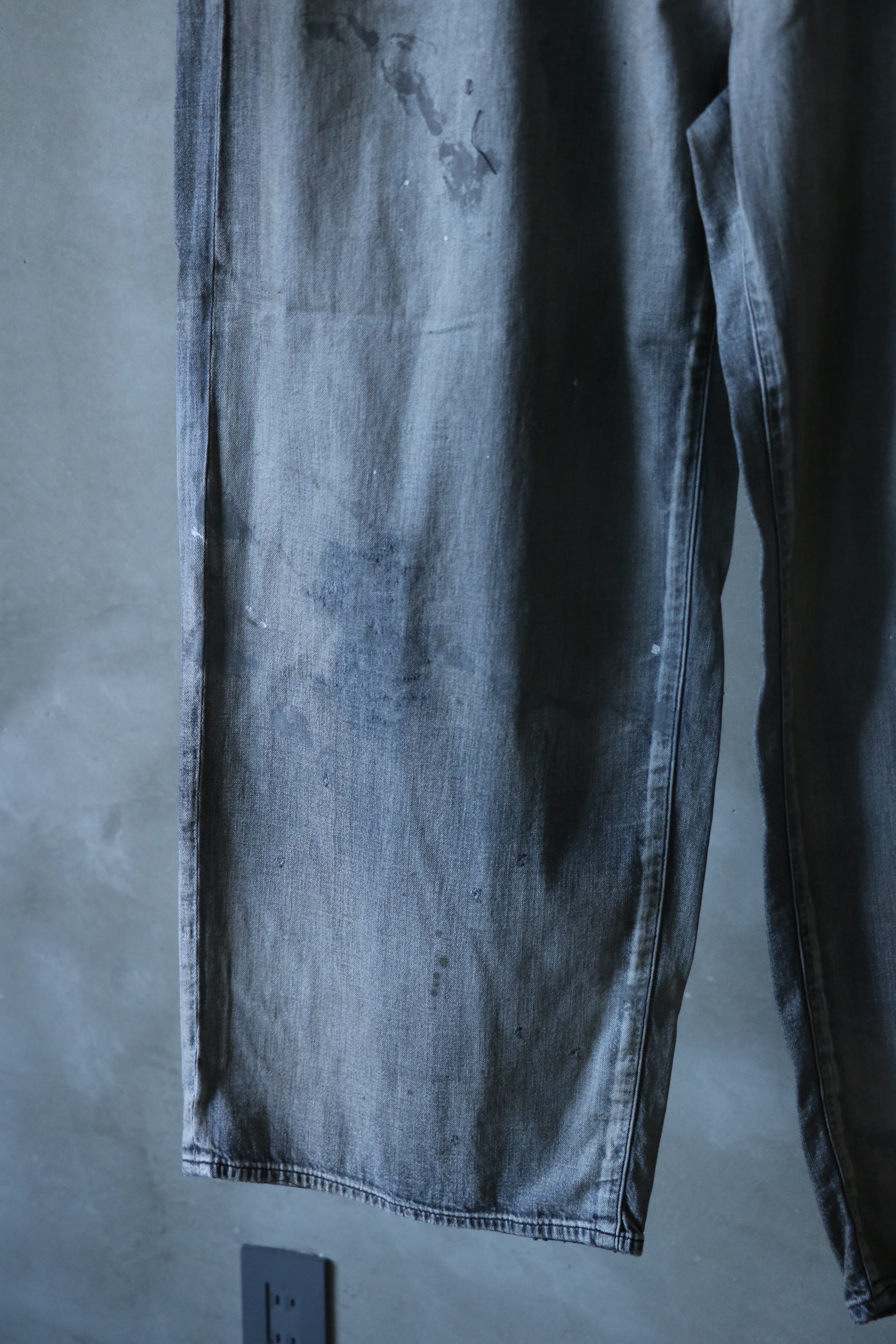 Ancellm -LIGHT OZ WIDE STRAIGHT DENIM PANTS- / ANC-PT71 Ancellm -LIGHT OZ WIDE STRAIGHT DENIM PANTS- / ANC-PT71