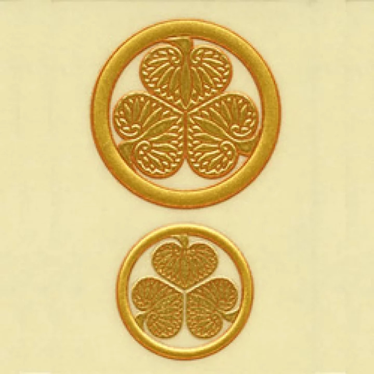 うつし金蒔絵「水戸徳川家コレクション/家康公(いえやすこう)陣羽織葵紋」