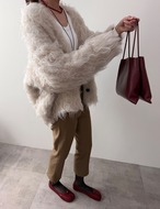 【新作5％OFF・3日間】Shaggy Volume Cardigan(Beige)_7colors