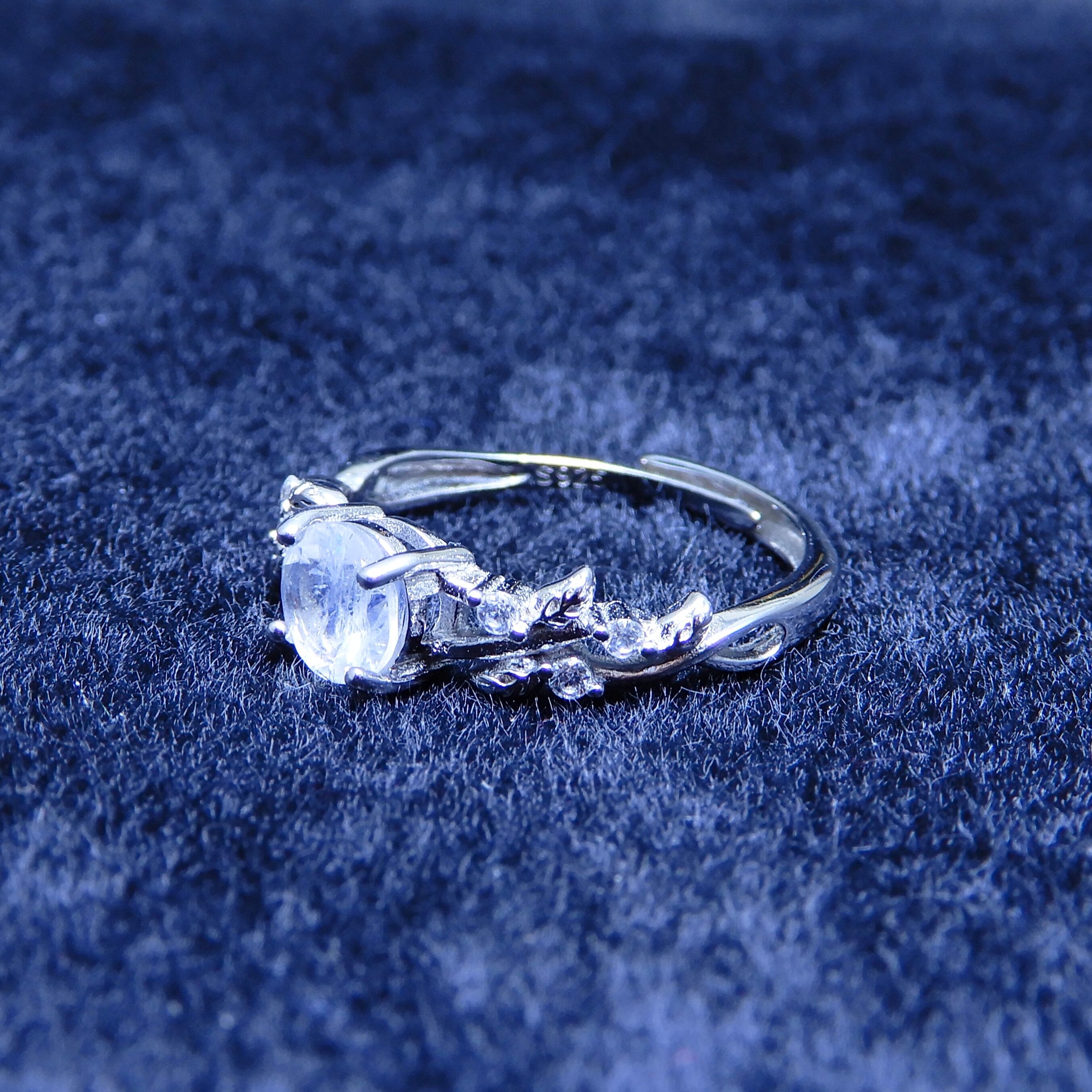 リング♦︎ラブラドライト♦︎WGカラー《0014》