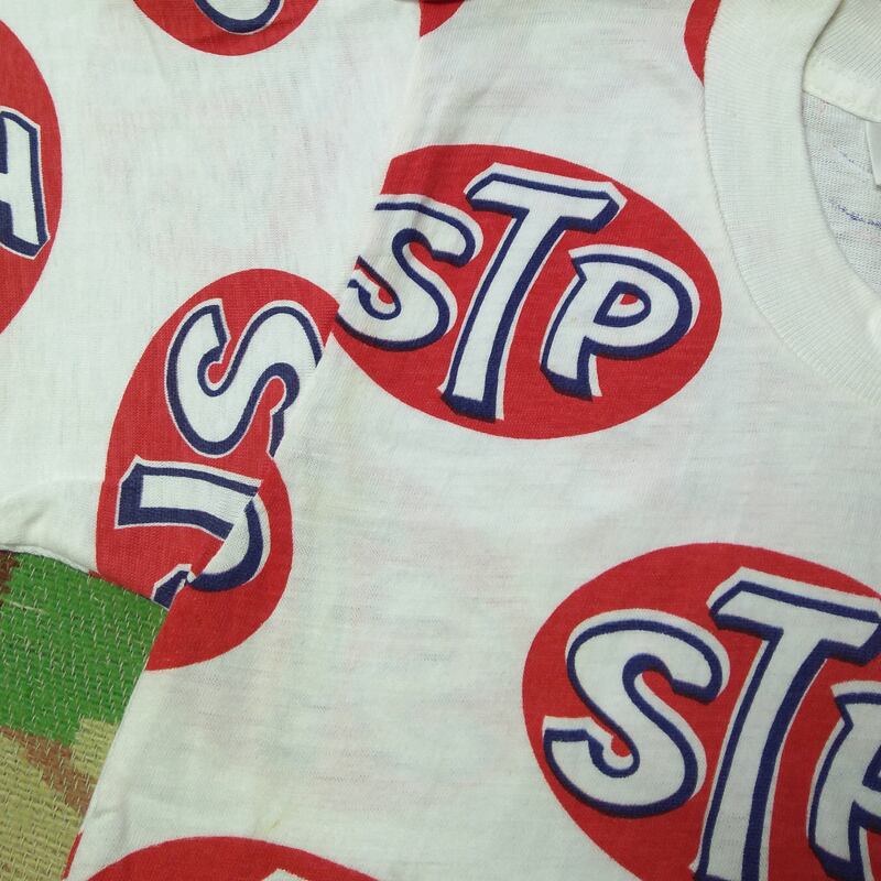 60s HANES STP All Over Print T-Shirt（XXXS）
