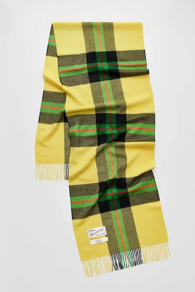 MAGNIBERG【Queen Scarf 405  -Field yellow tartan-】