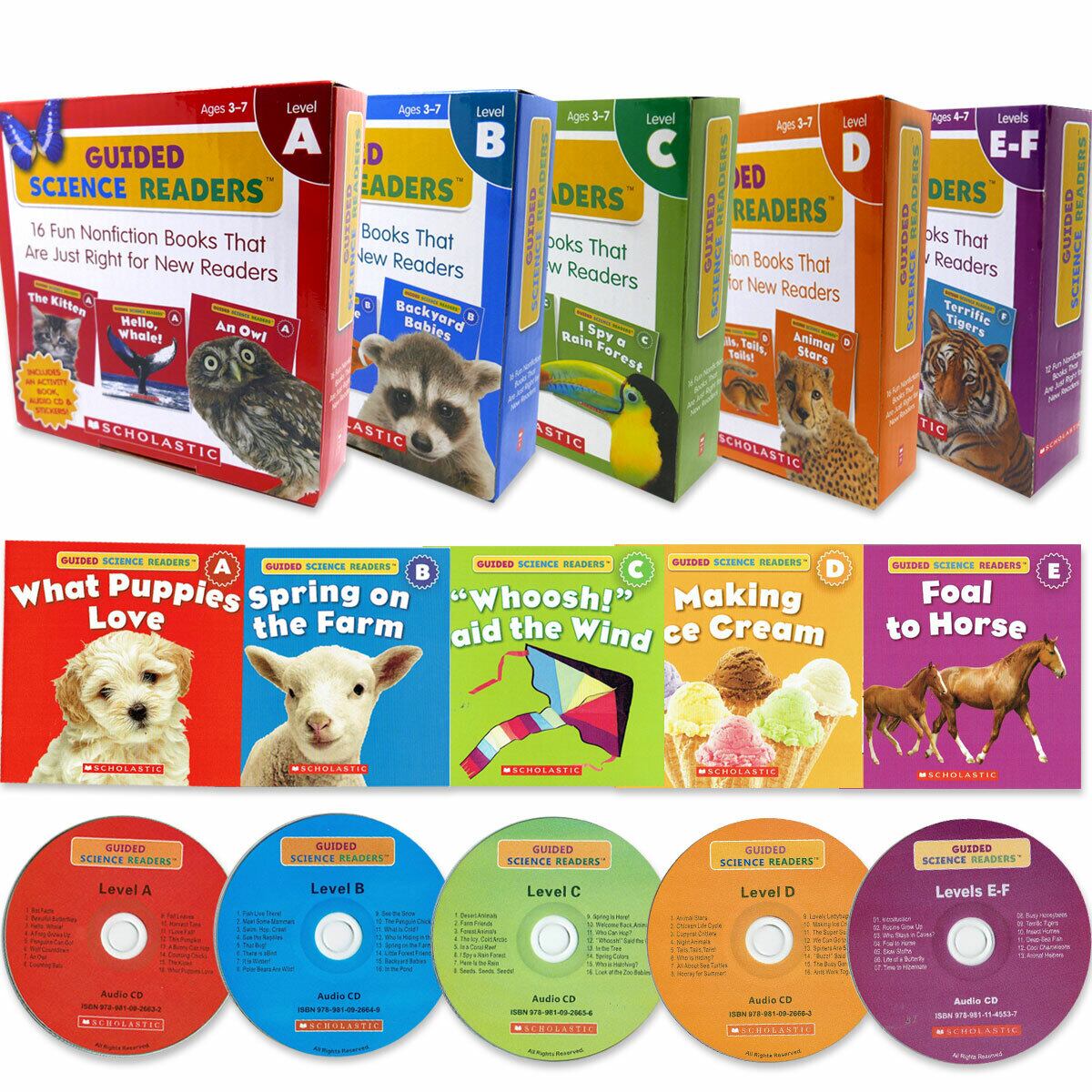 ★英語CD付き★「Science Readers」5箱セット