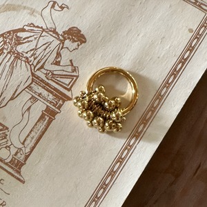 Golden grape high-end design ring【H00037】