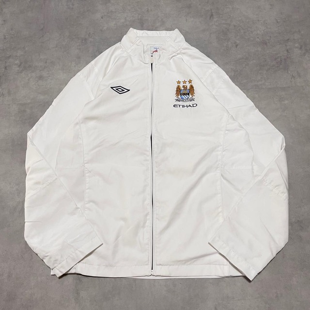 アンブロ マンチェスターシティ ジャケット サッカー 白 XL 16137