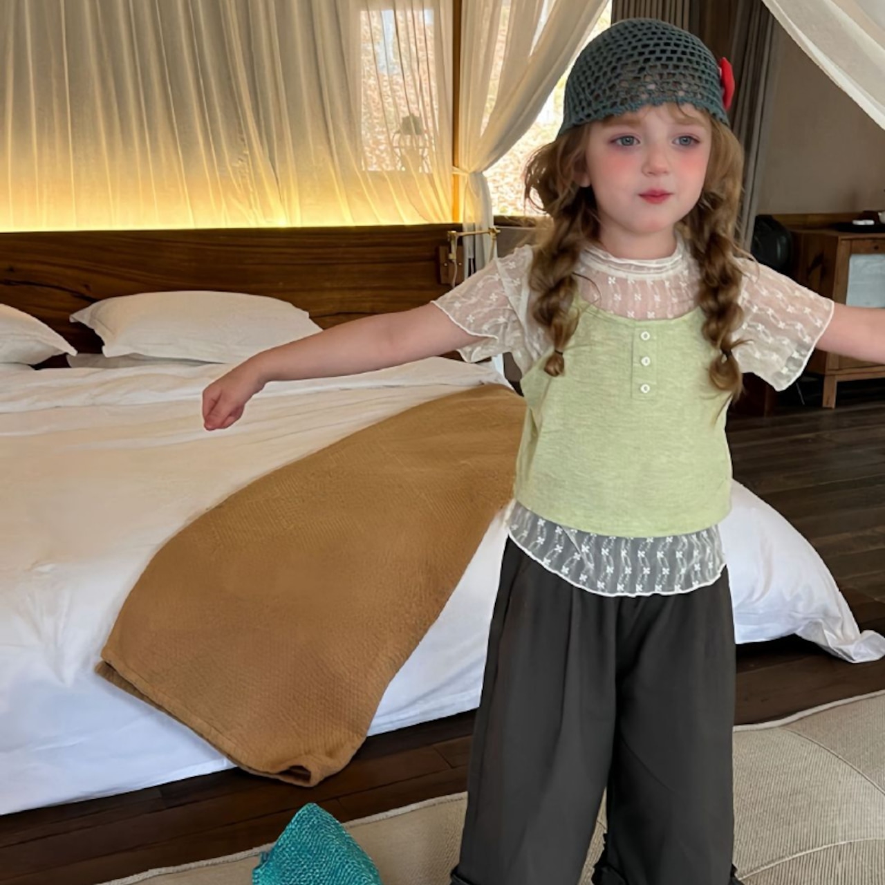 春レースインナーベストORボトムス