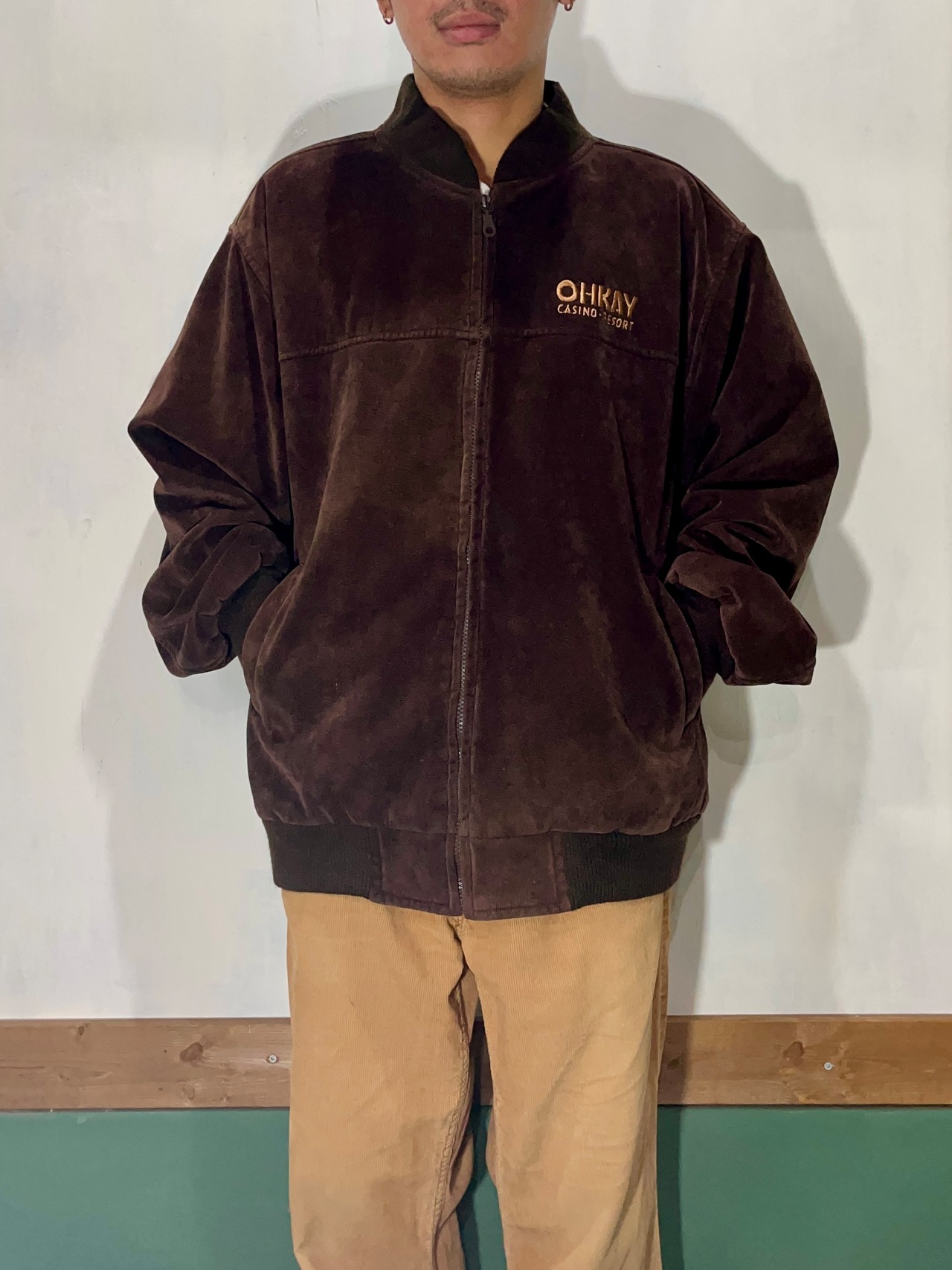 90's OSCAR SPORTS Velour Jacket