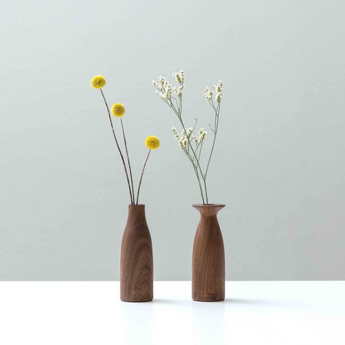 バレリーナ/ウォルナット flower vase 003. 　eNproduct