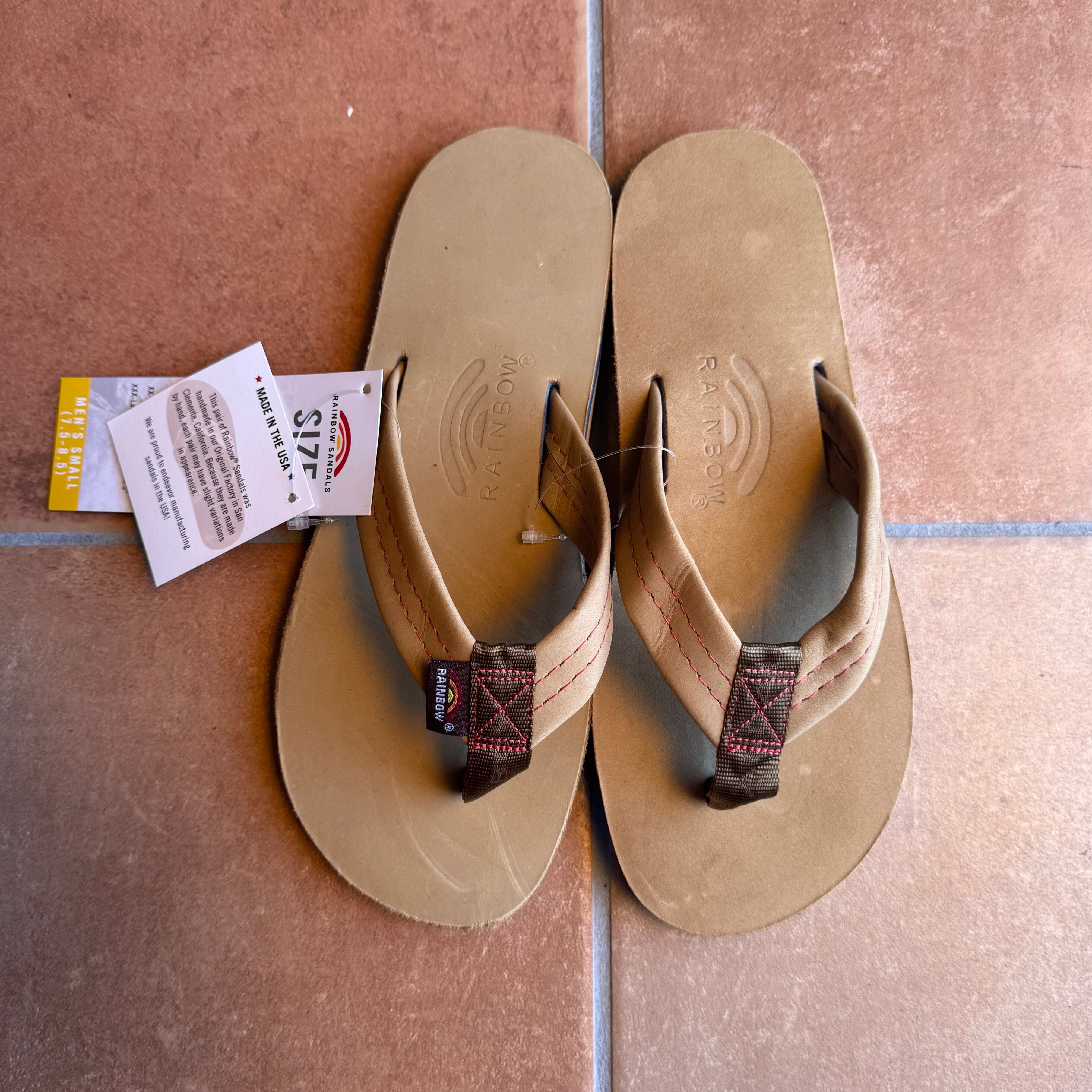 FACTORY EXCLUSIVES! "Rainbow Sandals"Single Layer/ Sierra Brown/S