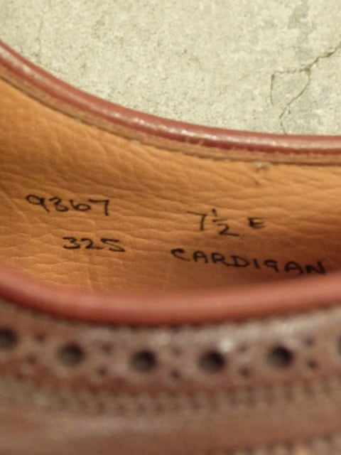 Crockett&Jones CARDIGAN4 UK8.0 コードバン クロケット＆ジョーンズのダークブラウンコードバンCARDIGAN4