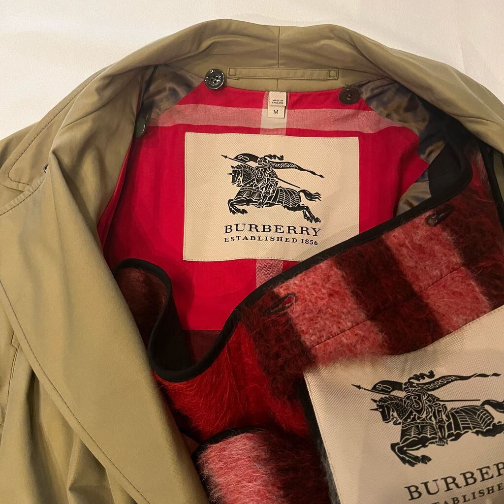 BURBERRY バーバリー Trench Coat ライナー付きトレンチコート カーキ