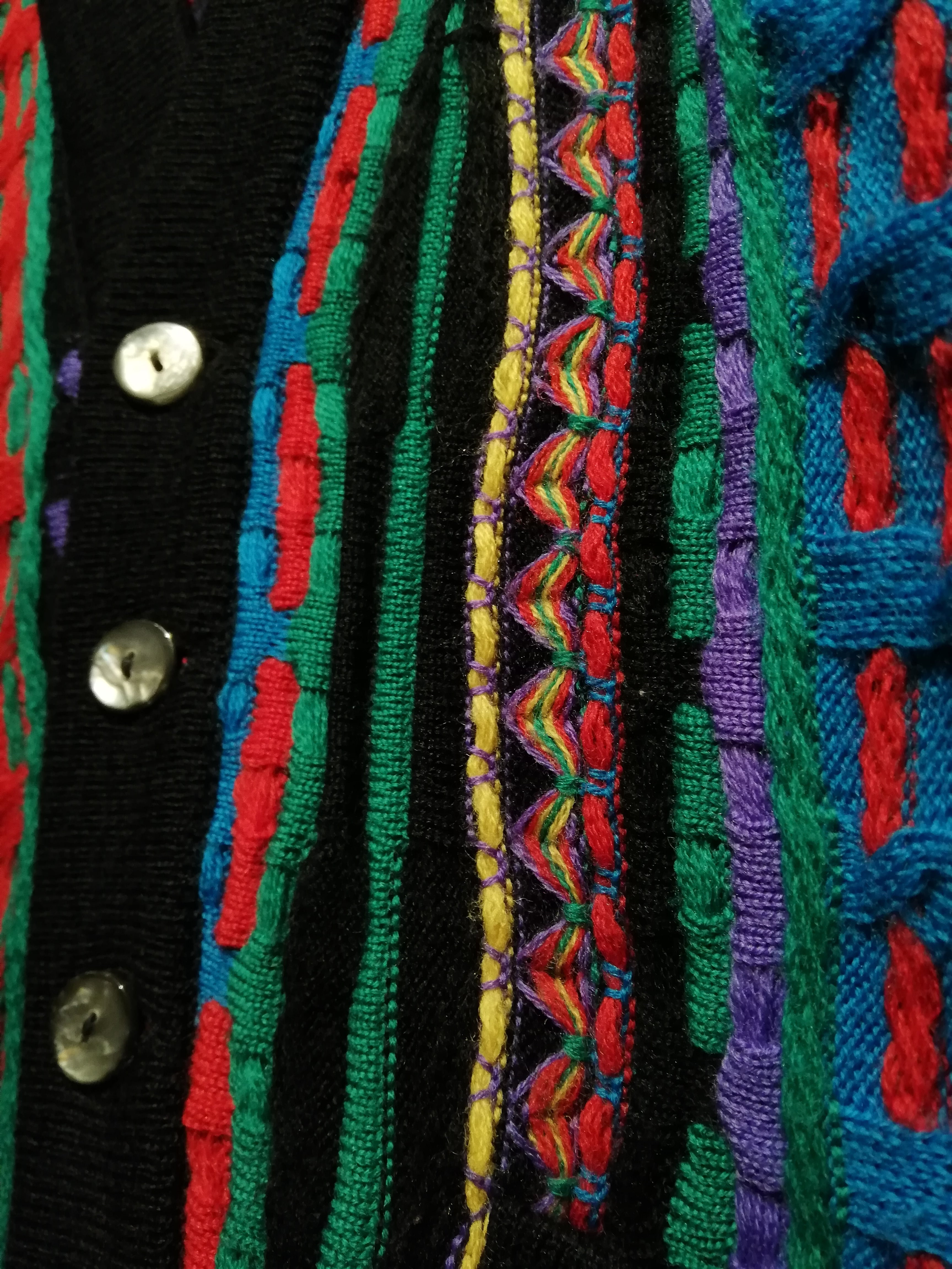 Caka】“COOGI”Multi Color Vintage Knit Cardigan | Caka(カカ）下北沢