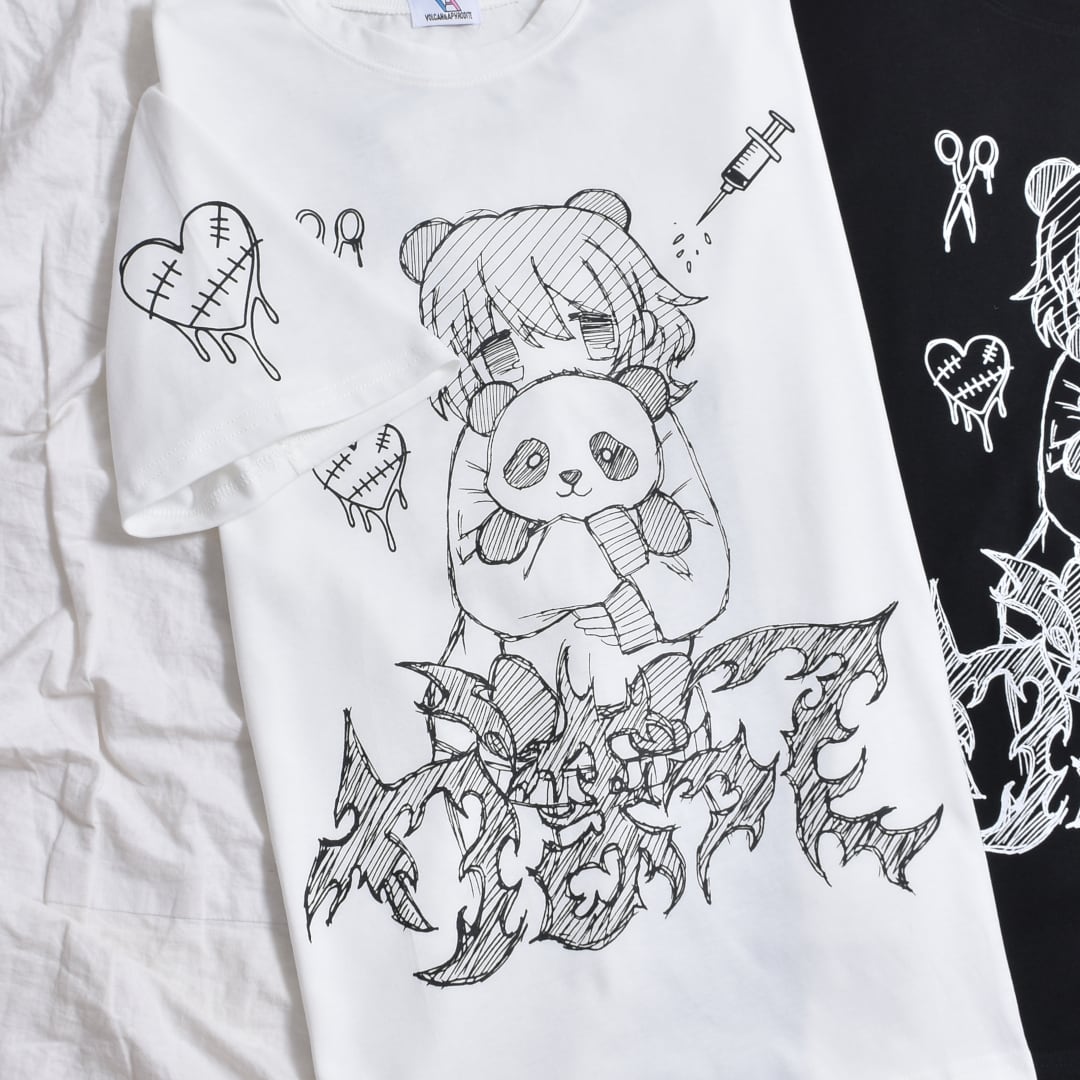 7/3 完売→再入荷！】新作☆パンダガールTシャツ | VOLCAN&APHRODITE