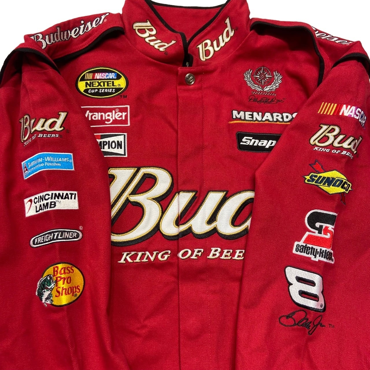 Budweiser Chase Drivers Inc. 赤 Lサイズ