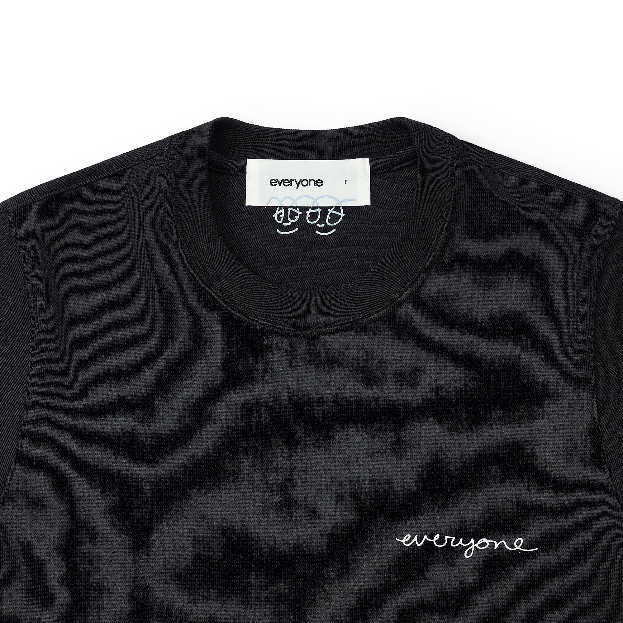 everyone j.30000 rooftop logo tee shirt (BLACK) | everyone