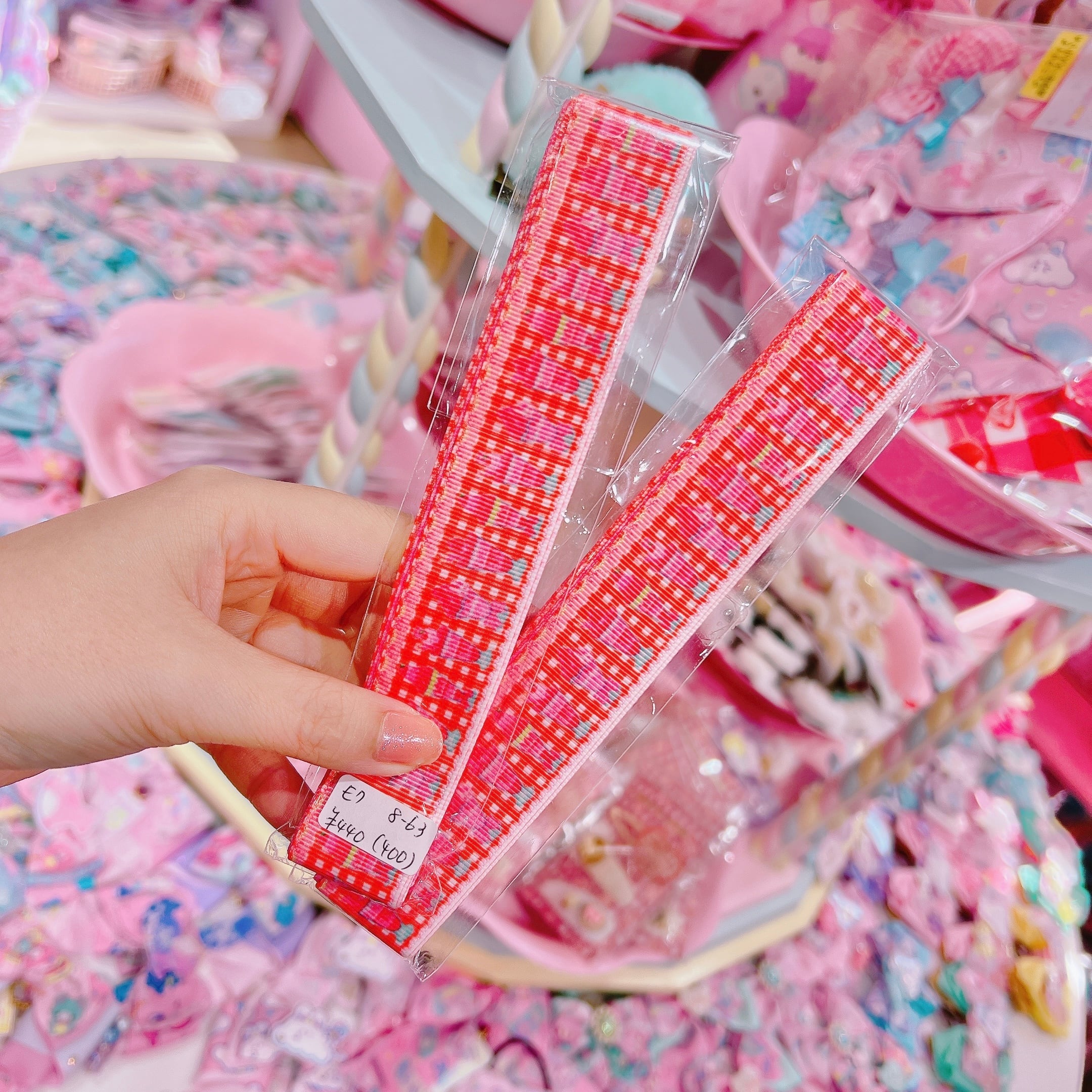 【E7】8-63グログランリボン25mm×2m