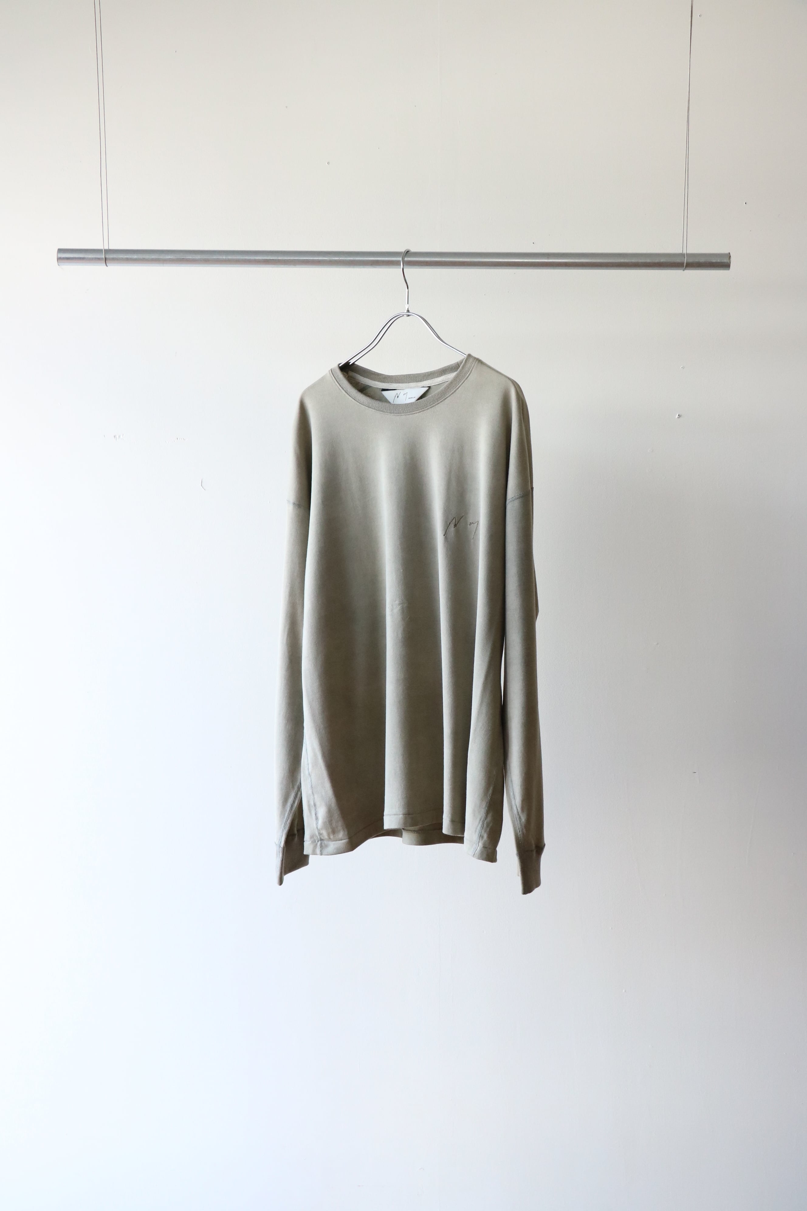 Ancellm - UNEVENNESS LS T-SHIRT- / ANC-CT132 / アンセルム アン