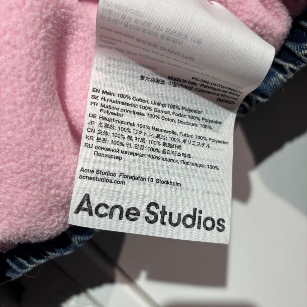 Acne Studios アクネストゥディオズ 23SS Oparad Padded Denim Jacket