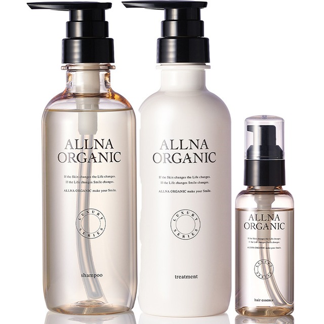 ALLNA ORGANIC ダメージケアシャンプー&トリートメント＆ヘアオイル セット 400ml×400ml×80ml