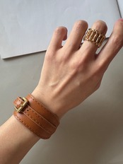 ウェーブメッシュオープンリング