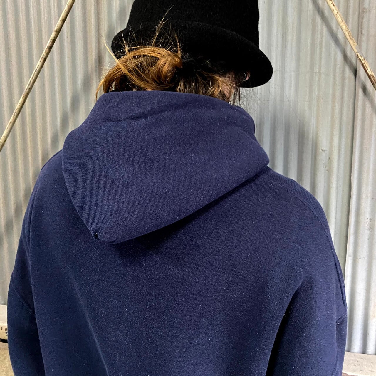 90年代 ラッセル カレッジプリント プルオーバースウェットパーカー