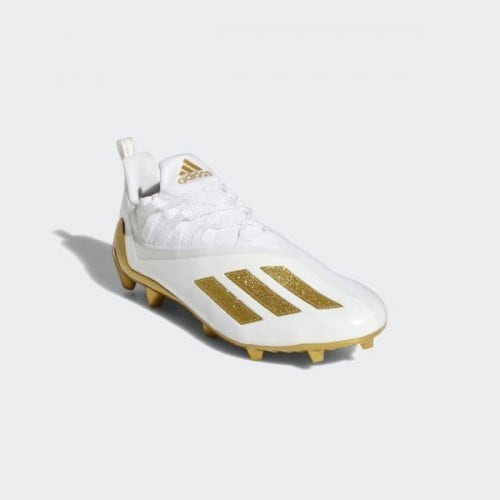 Adizero 11 アメフト スパイク ホワイト・ゴールドメタリック | END