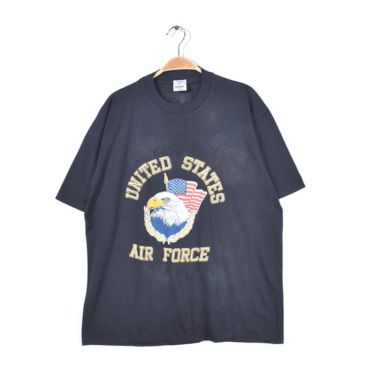 80s US AIR FORCE USA製 ヴィンテージTシャツ アーチロゴ ミリタリー 