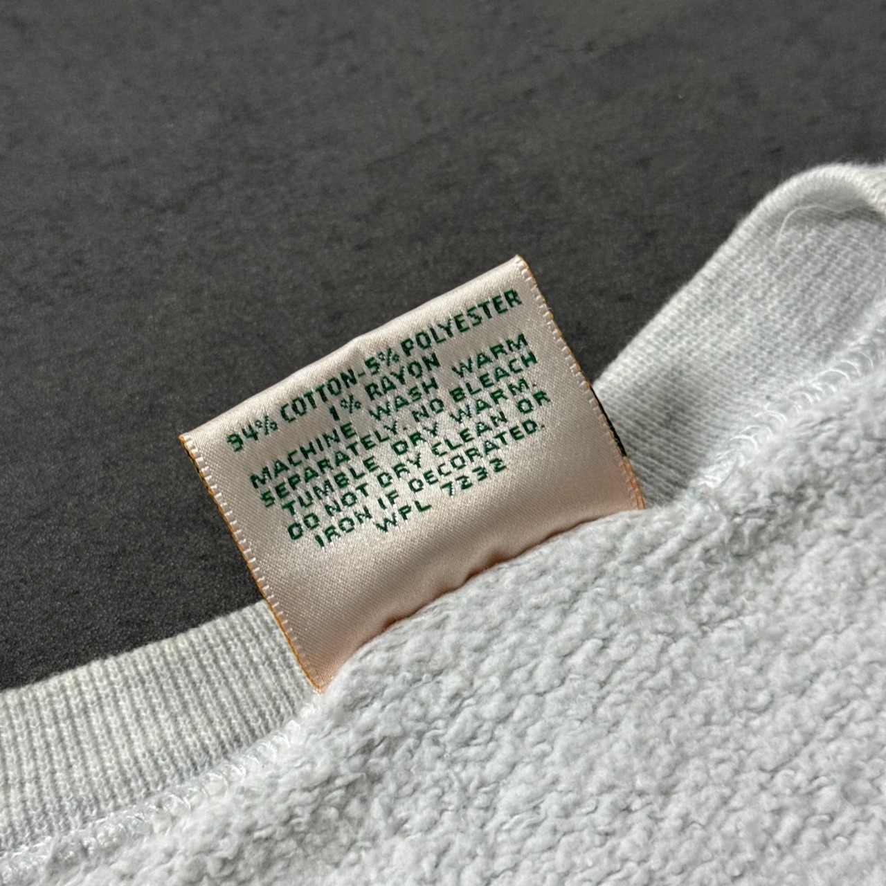 L.L.Bean × Russell 80s〜 sweatshirt solid gray L 古着 - 8