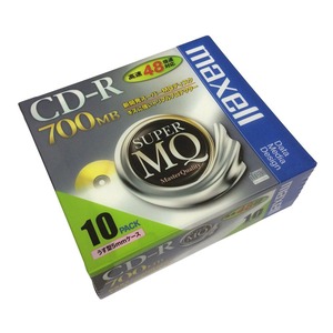 【数量限り】maxell データ用 CD-R 700MB 48倍速対応 10枚 5mmケース入 CDR700S.1P10S
