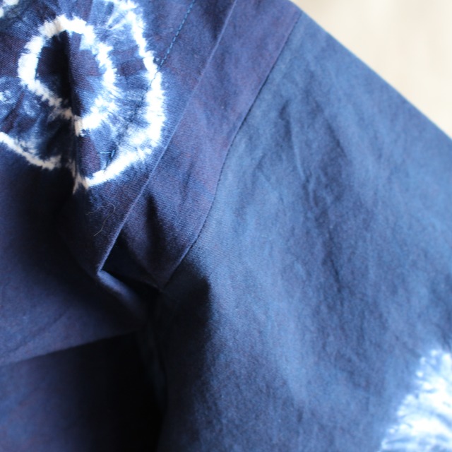 100 藍色の手絞り【甚平】'23 // 送料無料 // 100サイズ
