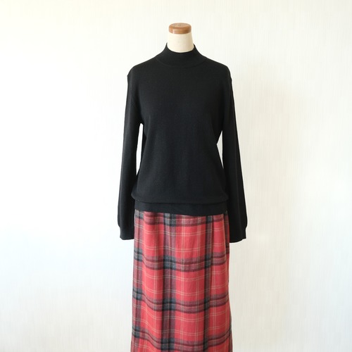 BURBERRY／モックネックニット