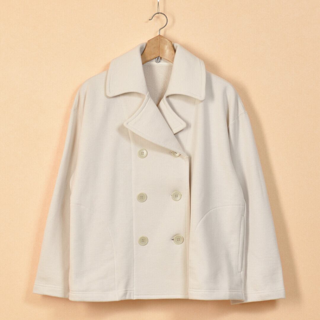 Sarahwear サラウエア 「Jonathan」オーガニックスウェットPコート・キナリ オーガニックコットンを使ったPコート、春までロングシーズンで使えます。【送料無料】