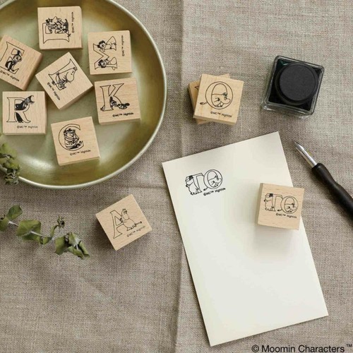 MOOMIN Wooden Stamps - Alphabet