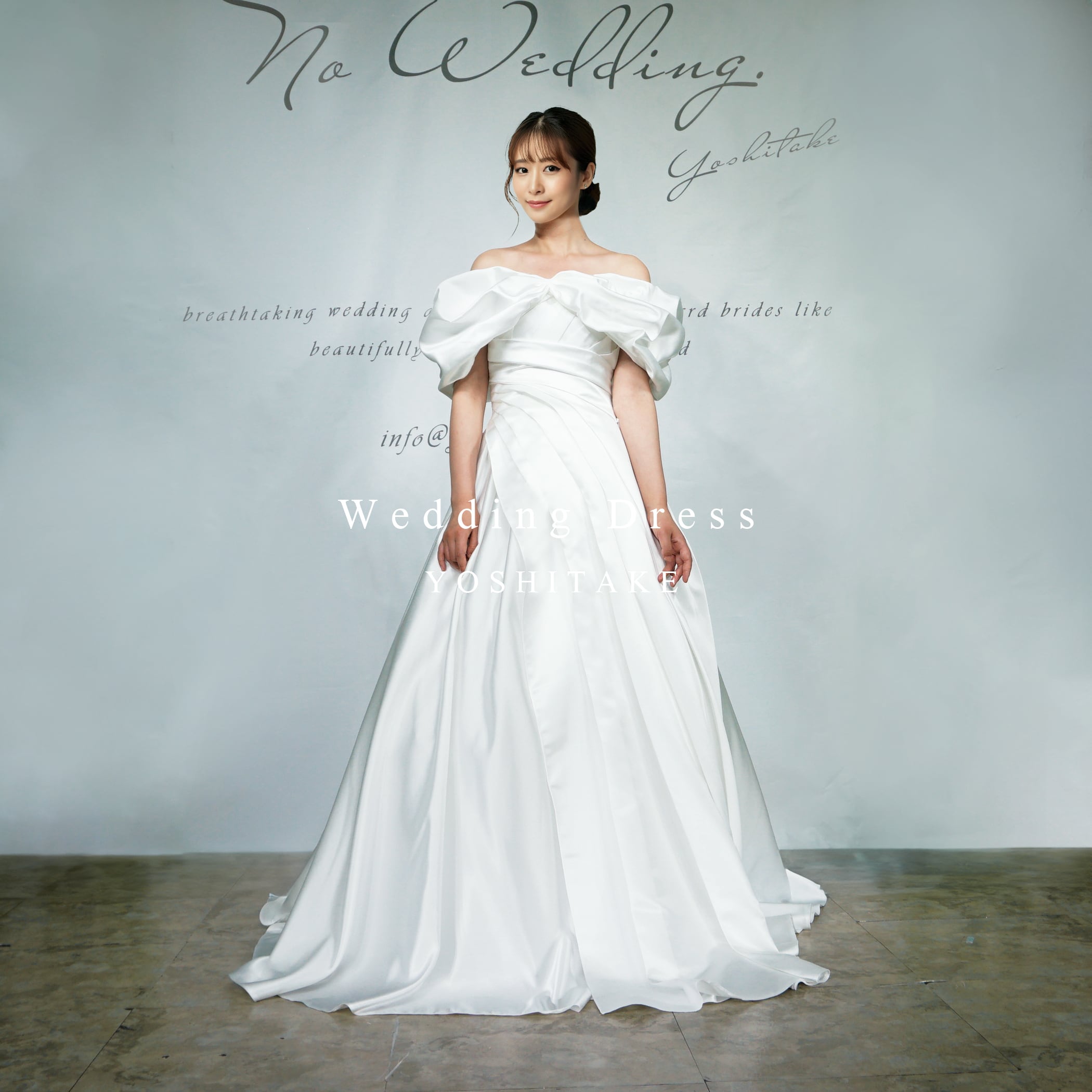 cocomelody ウエディングドレス Aライン ベールつき】ココメロディ A