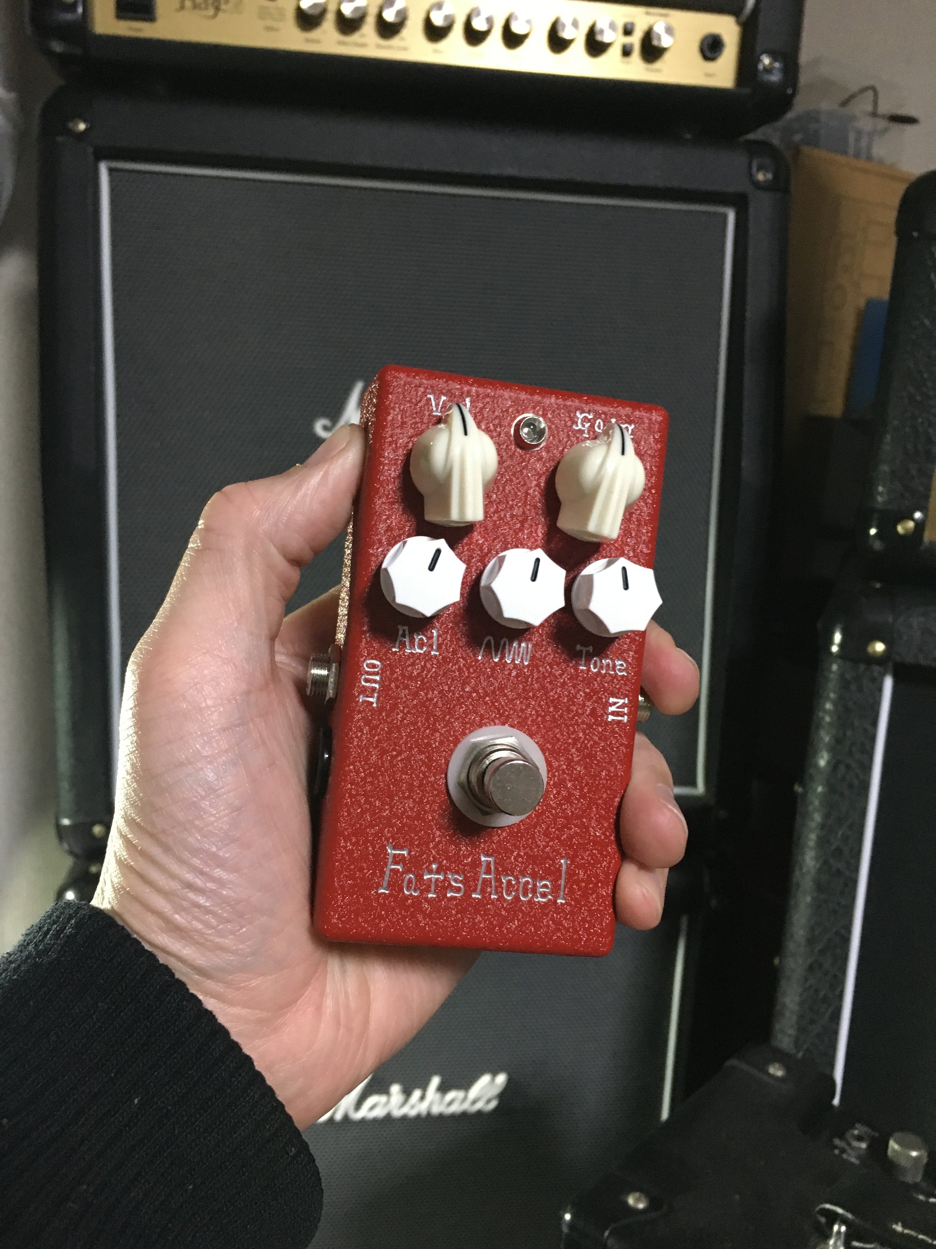 Fats Accel “ゲイン加速機能付き” オーバードライブ ディストーション