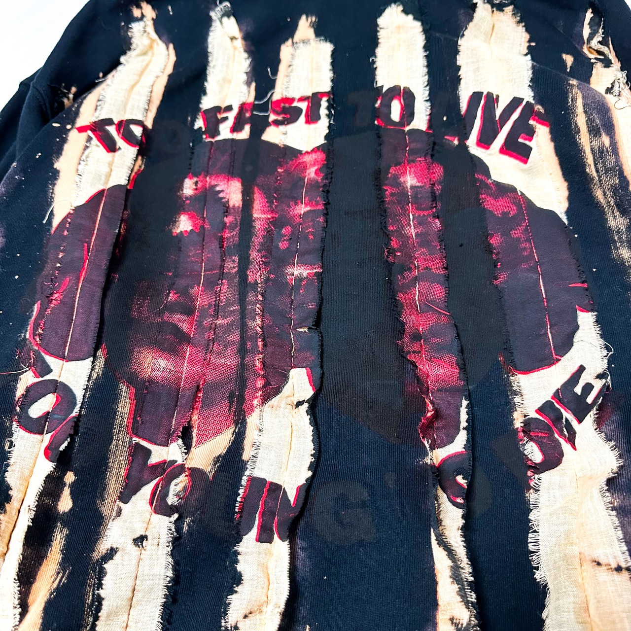 UNFINISHED ダメージパーカー24057