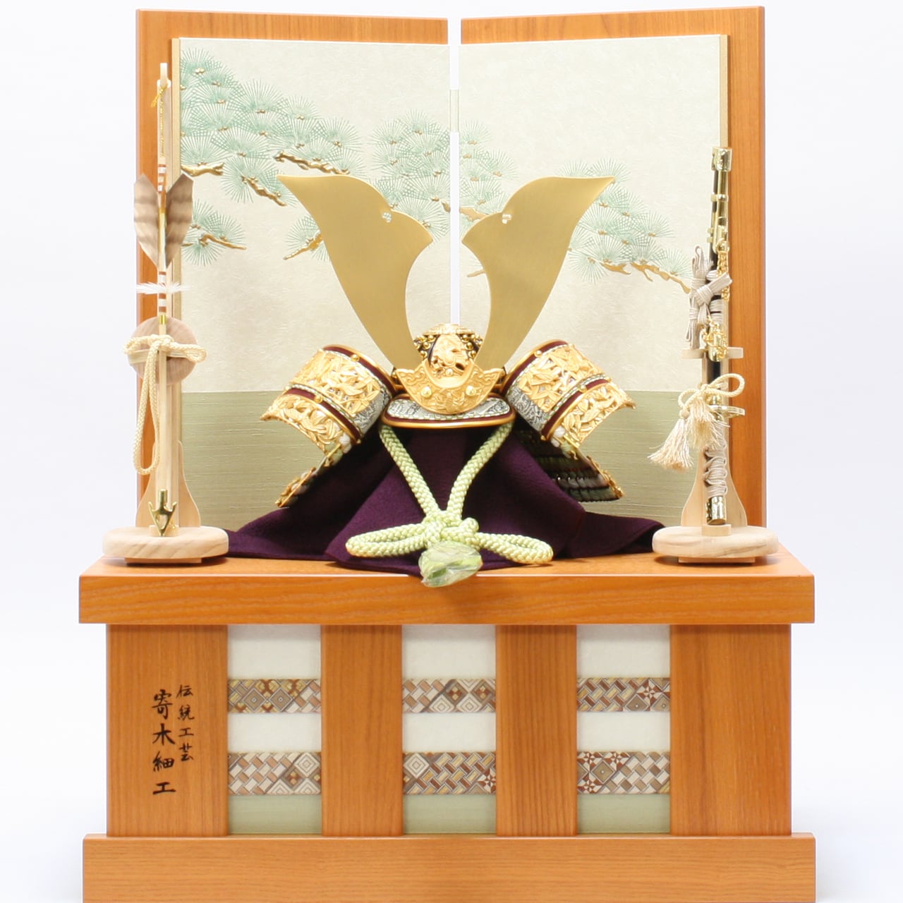 純金箔押兜シリーズ | 人形の松屋