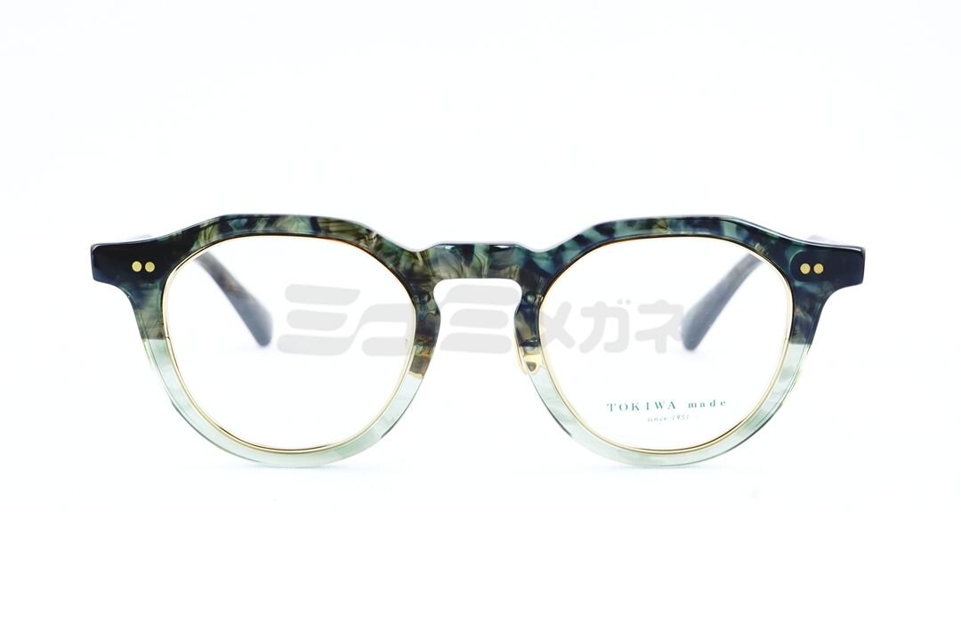 TOKIWA メガネ T-1969 Col.GND クラウンパント ツートン インナー