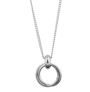 316L Double Ring Necklace