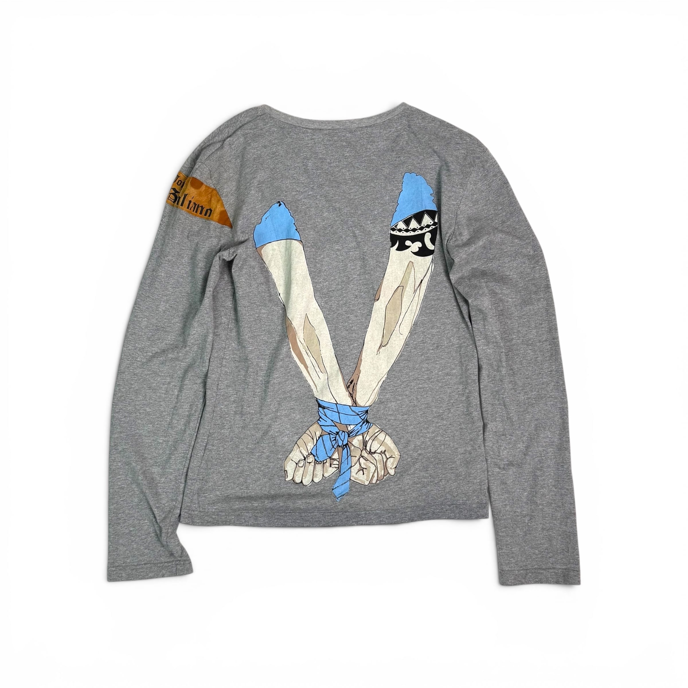 【希少】Joe Casely-Hayford ケーブルプリント トップス Joe Casely Hayford cable knit print L/S T shirt | seed