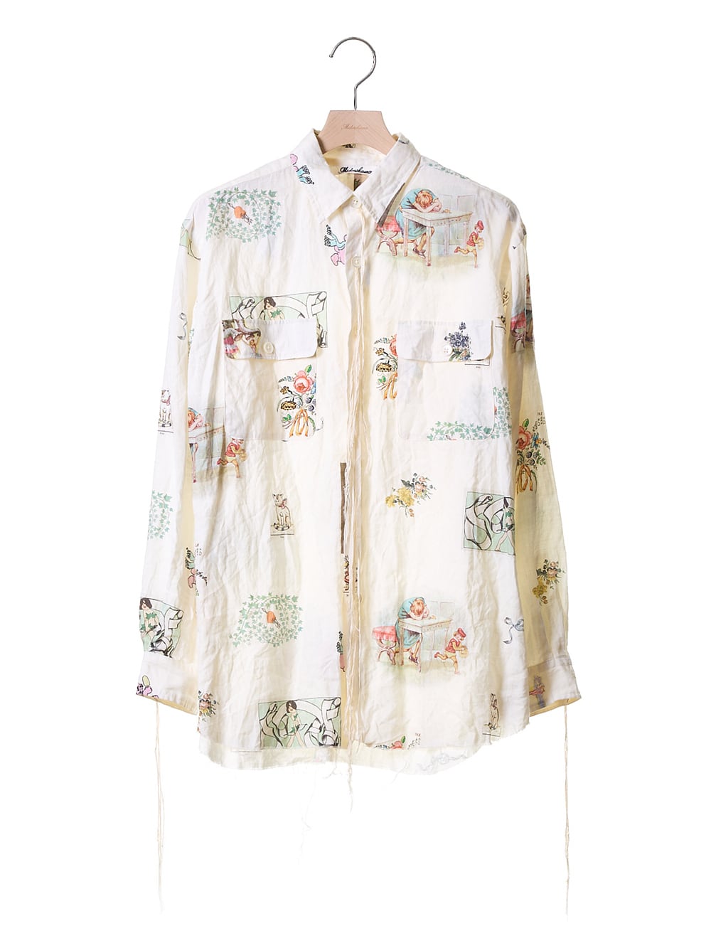 25SS】Midorikawa LINEN BASIC SHIRT(DREAM) MID25SS-SH004B | IAAAM