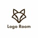 No437 オシャレな狐のロゴ【単色、狐、線、シンプル、オシャレ、商品、ショップ、ブランド、アパレル、販売、アプリ、web】