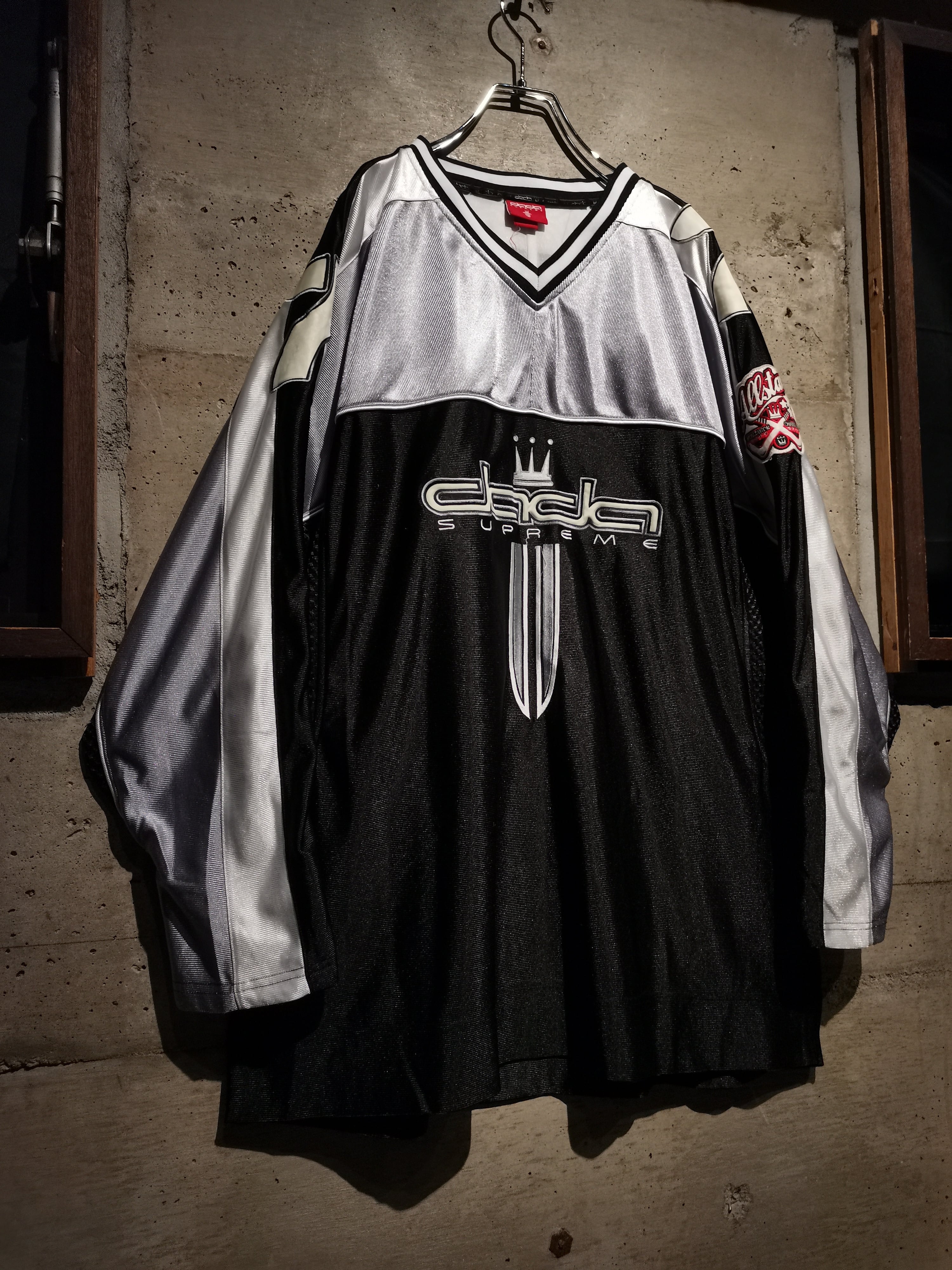 Caka】“dada SUPREME” Metallic Color Switched Vintage Loose Hockey