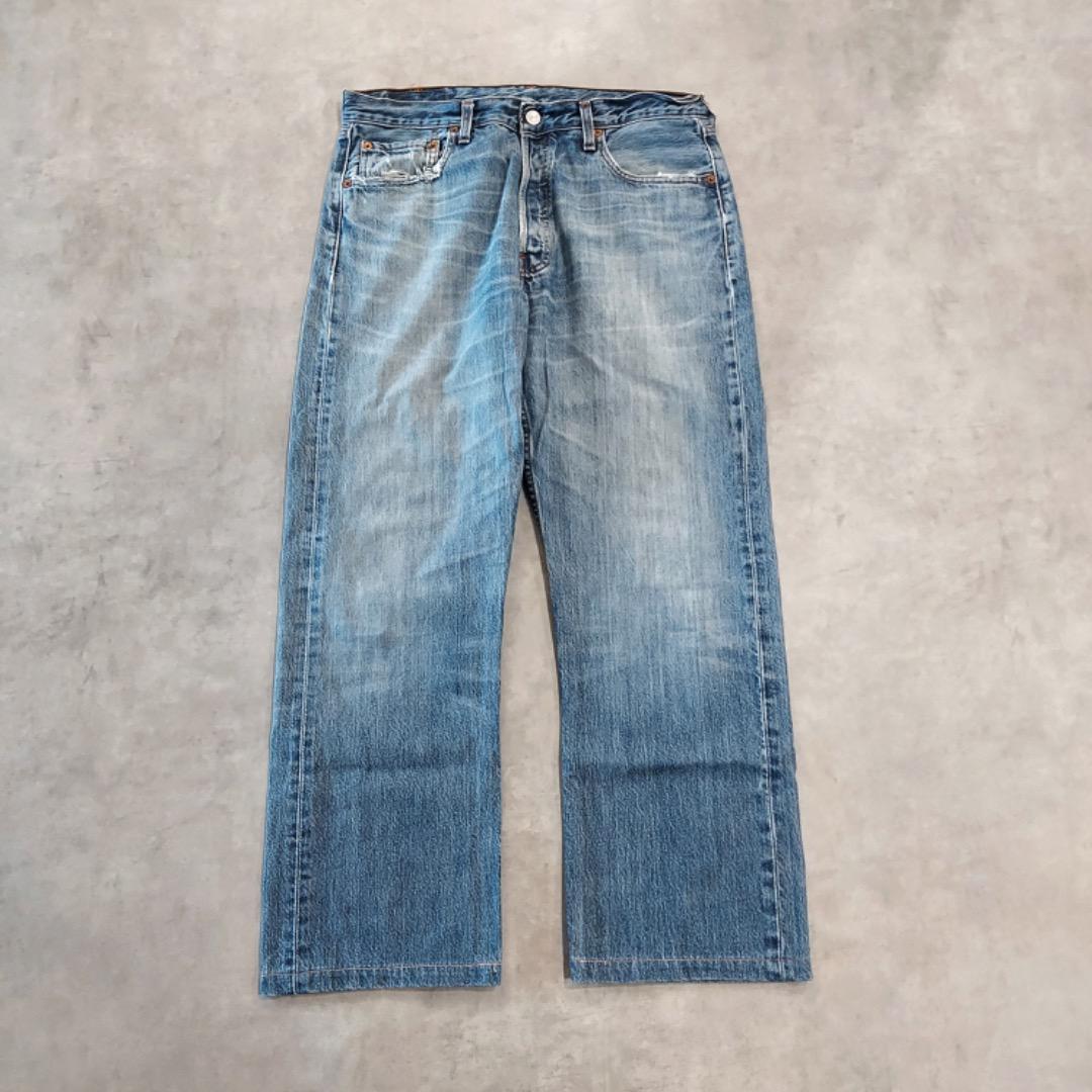 リーバイス501 Levis W34 デニム 青 00s 古着 15998