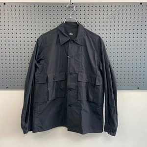 THE CORONA UTILITY / CS023 / COMBAT HIKER JAC SHIRT / COTTON TYPEWRITER CLOTH - NAVY