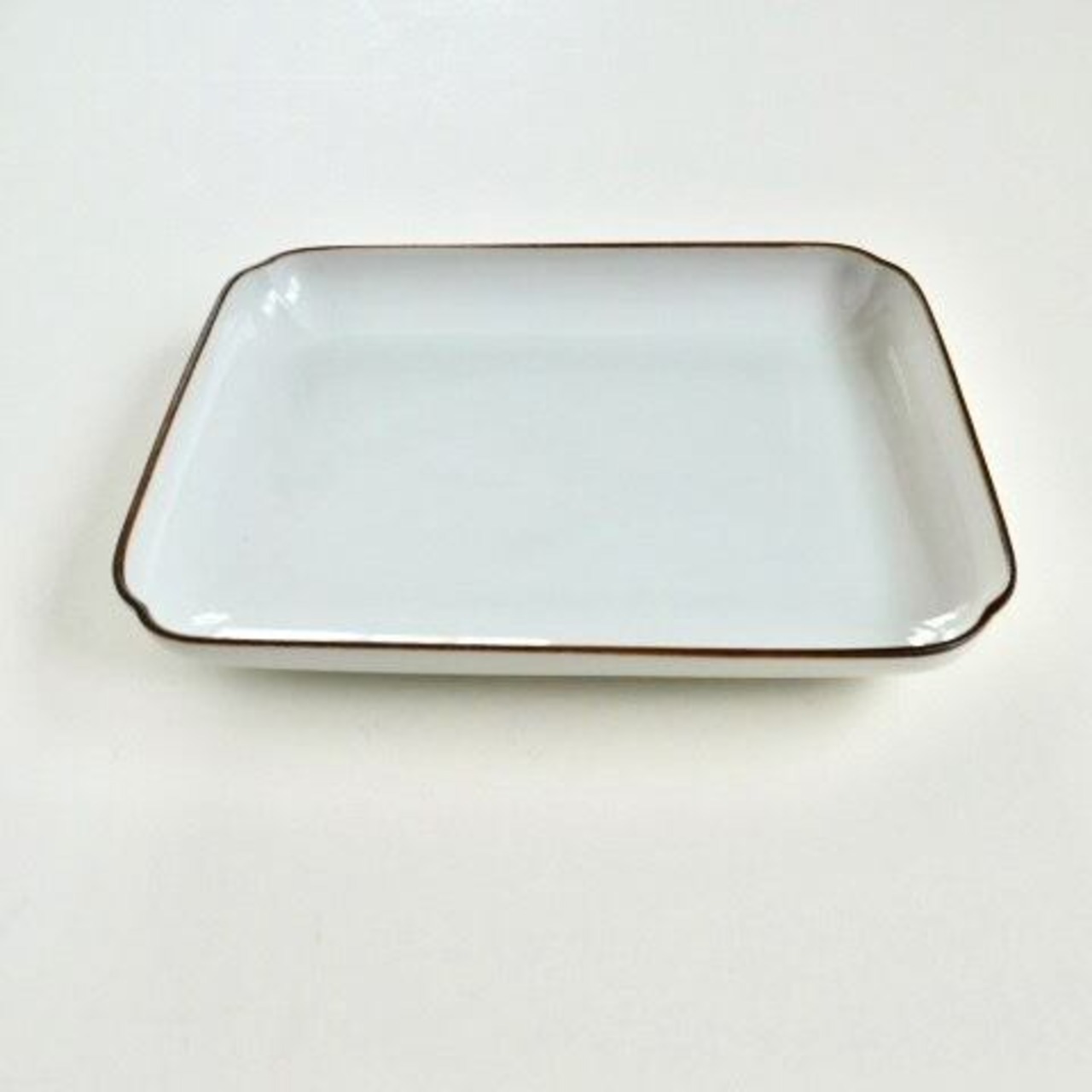【九谷の白】長方形の皿 / Kutani White Rectangle Plate / Showa Era・画像3