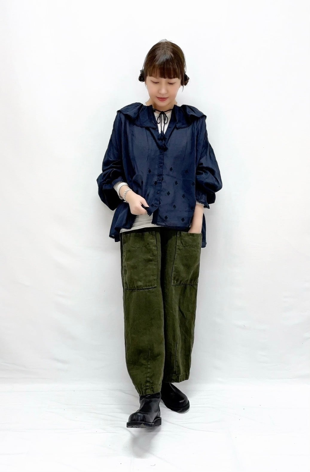 ツムグ　tumugu tumugu:（ツムグ） | ソアパールコンパクト テーパードパンツ