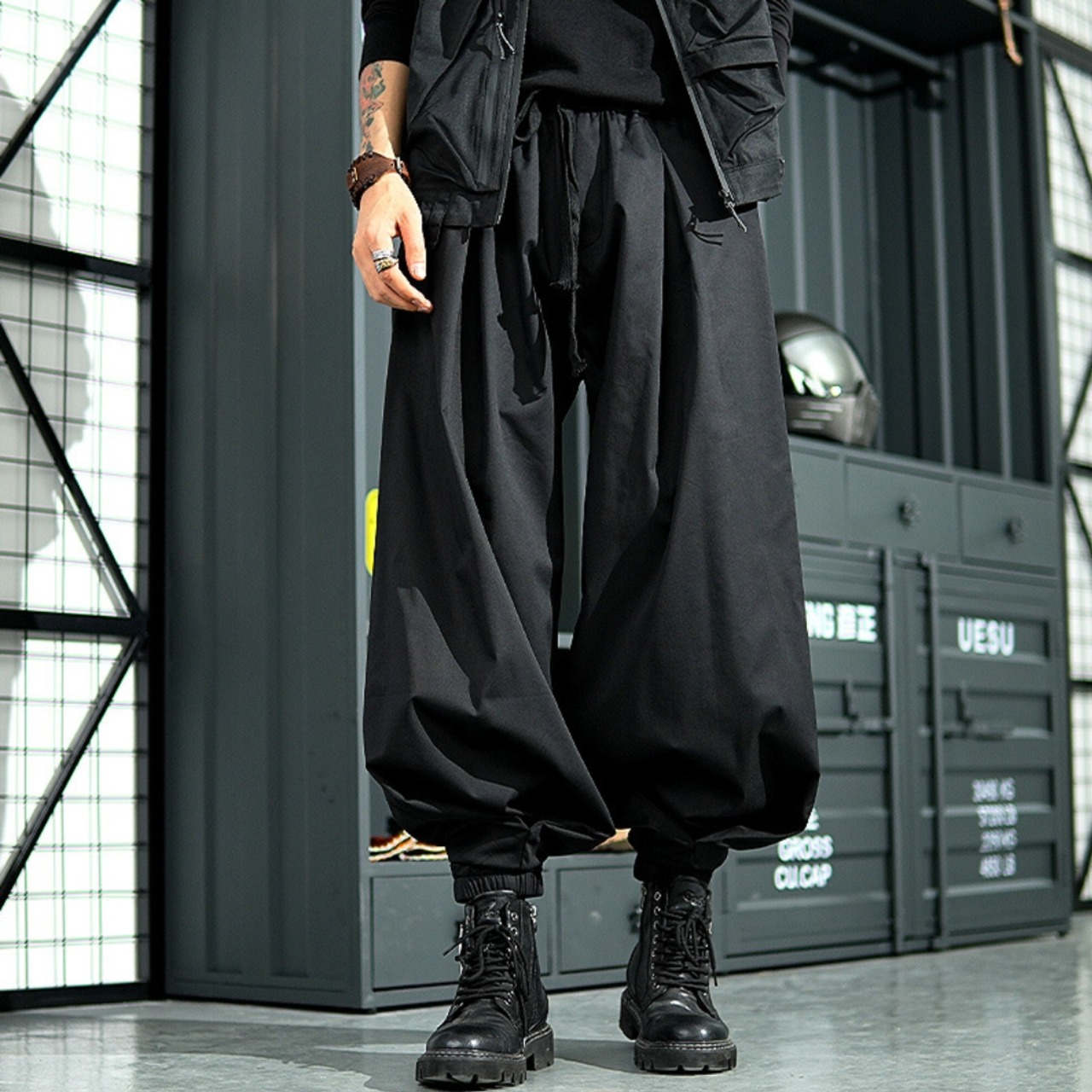 Gathered Hem Wide Pants　TB2593・画像4