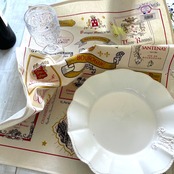 トルション フランス雑貨「Multi Etiquettes Bourgognes ブルゴーニュのワインラベル」キッチンクロス ティータオル Winkler ウィンクラー フランス 綿100% コットン トルション ふきん リネン ワイン 雑貨 キッチン おしゃれ