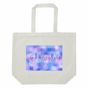 glow - in progress tote bag - light gray